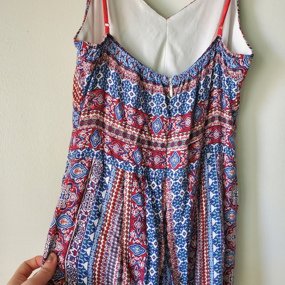 Red White and Blue Jumpsuit - Picture 2 of 7